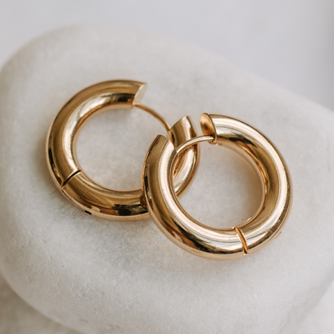 Elegant Rose Gold Diamond Drop Earrings