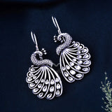 Premium Jaipuri Oxidized Set Of 9 Earrings in Elite Wooden Box